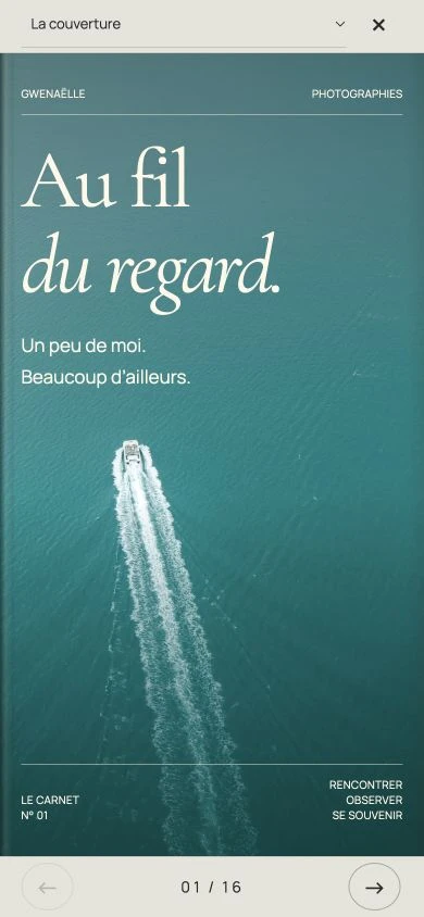 Le carnet du véritable site Gwenaëlle Photographies